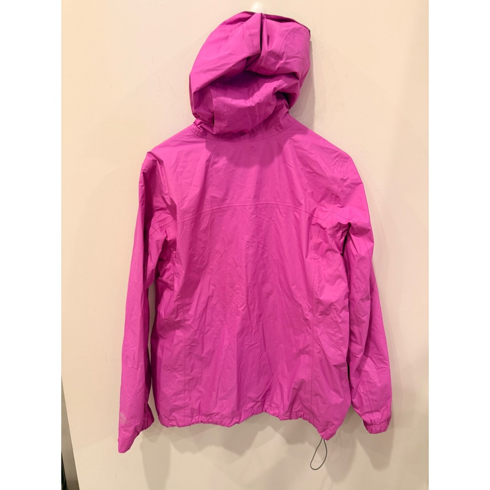 Columbia Arcadia II Womens XL Pink Omni-Tech Waterproof Hooded Rain Jacket - Picture 3 of 11